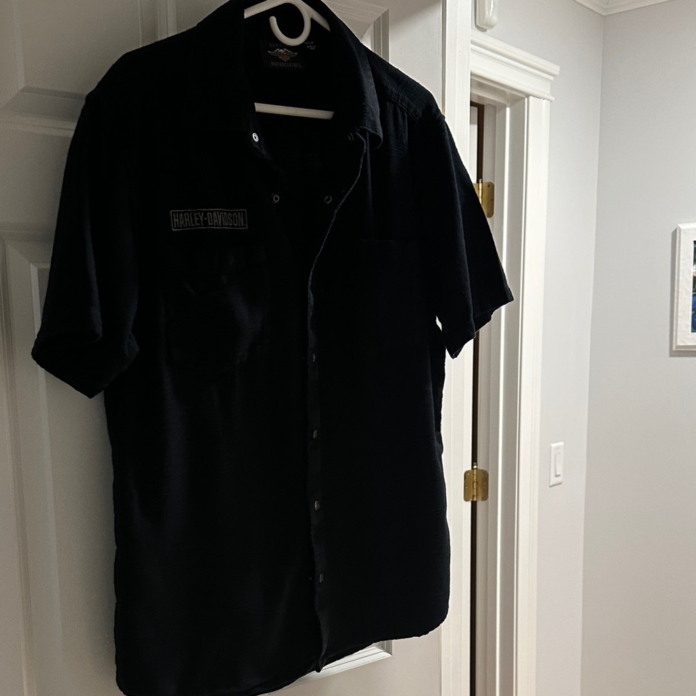 Harley-Davidson Men's Classic Black Casual Shirt